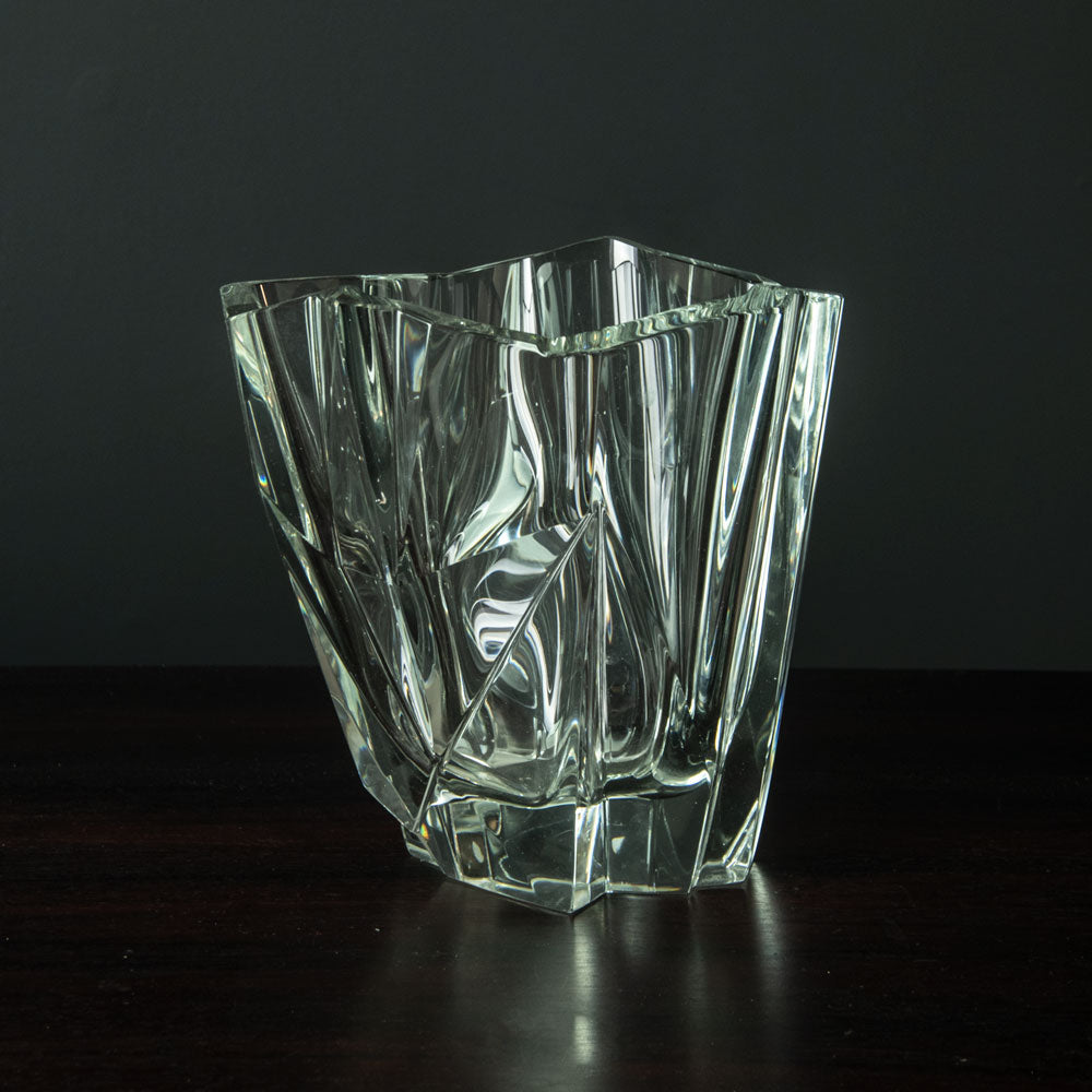 Tapio Wirkkala for Iittala, Finland, glass "Jaansaro" vase C5204