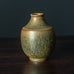 Erich and Ingrid Triller for Tobo, small stoneware vase with brown glaze G9474