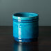 Nils Kahler for Herman A. Kahler Keramik cylindrical vase with turquoise glaze