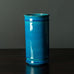 Nils Kähler for Herman A. Kähler Keramik, cylindrical vase with turquoise glaze H1337