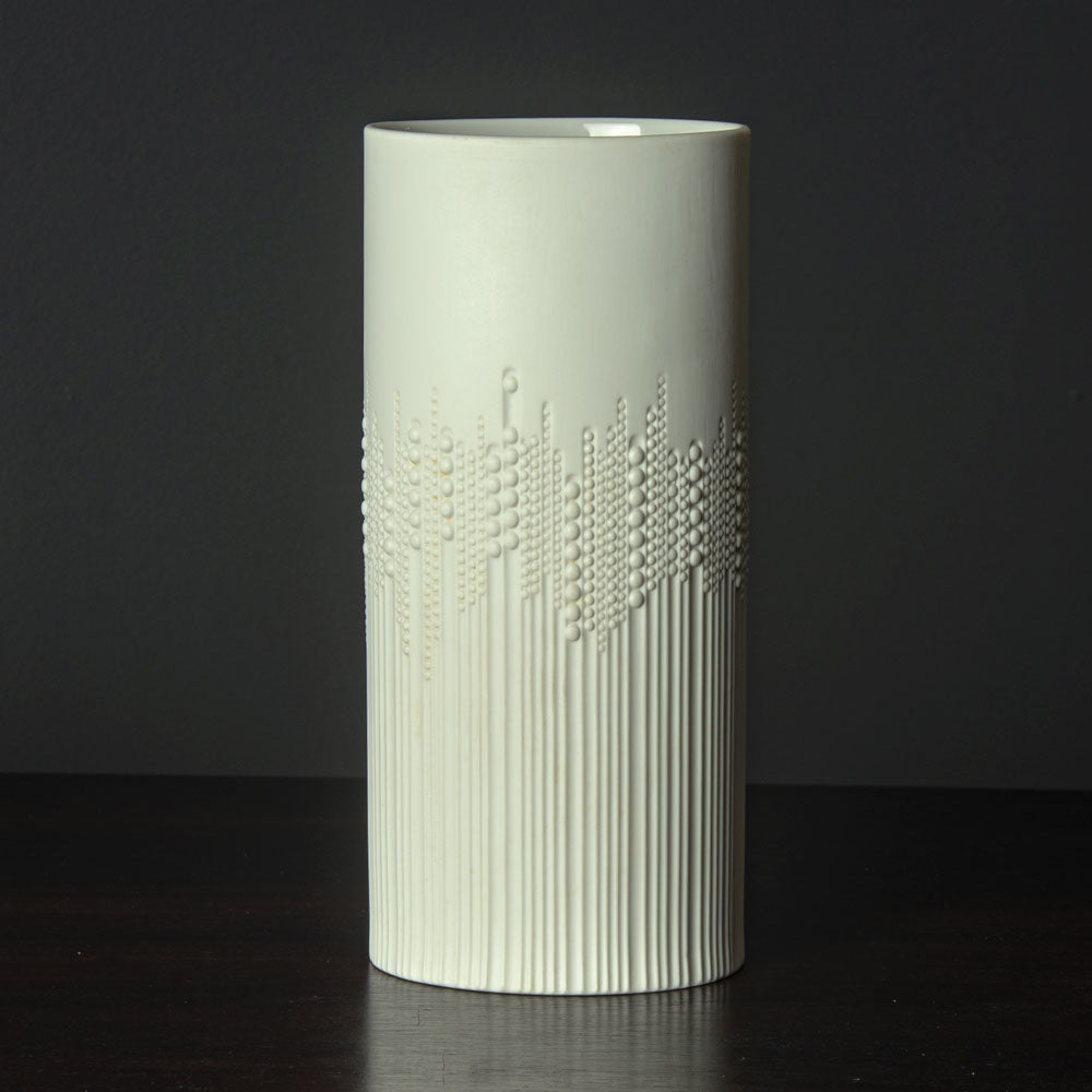 Porcelain cylindrical vase by Tapio Wirkkala for Rosenthal B3769
