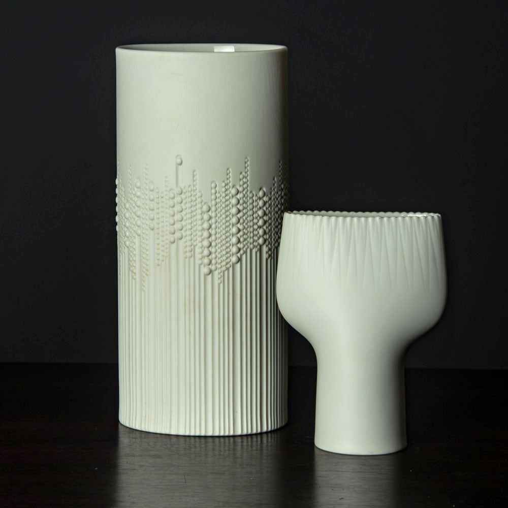 Two porcelain vases by Tapio Wirkkala for Rosenthal