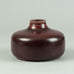Gerd Bogelund for Royal Copenhagen, Denmark, stoneware vase with oxblood glaze H1384