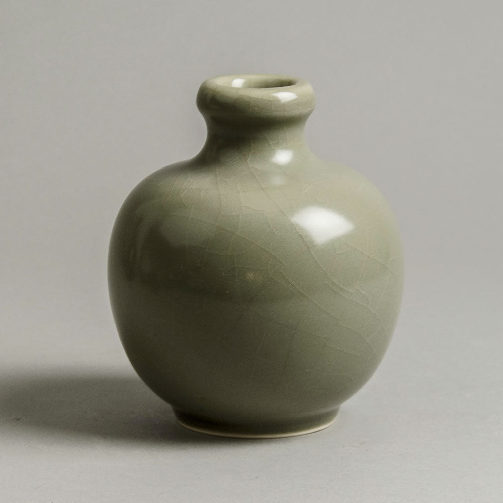Patrick Nordstrom and Carl Halier for Royal Copenhagen, vase with celadon glaze N7442