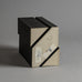Wim Borst, the Netherlands, unique stoneware and lucite sculptural vase H1088