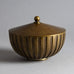 Tinos, Denmark fluted bronze bowl with lid, 1930s H1468