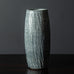 Gunnar Nylund for Rorstrand, Sweden, stoneware vase with striated pale blue-gray glaze H1295