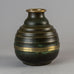SVM Ribbed vase in light bronze H1427