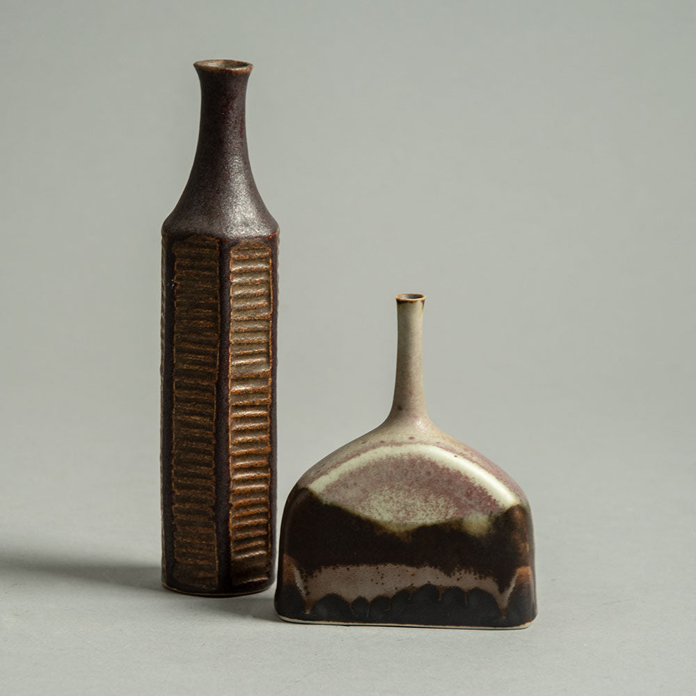 Two cabinet vases by Karl Scheid