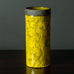 Aldo Londi for Bitossi, earthenware vase with yellow glaze H1343