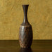 Stig Lindberg for Gustavsberg, unique stoneware vase with brown matte glaze H1381