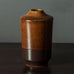 Jan Bontjes van Beek, Germany, stoneware vase with semi gloss brown glaze