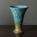 Francesca Mascitti Lindh  for Arabia, unique stoneware vase with blue and brown glaze H1487