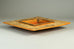 Rut Bryk for Arabia, Finland, stoneware square bowl with orange glaze H1498