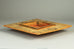 Rut Bryk for Arabia, Finland, stoneware square bowl with orange glaze H1498