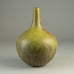 Axel Salto for Royal Copenhagen stoneware bottle vase with solfatara glaze