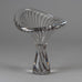 Vicke Lindstrand for Kosta, "chanterelle" vase in black and clear glass H1650