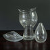 Tapio Wirkkala for Iittala, engraved glass vase N8727