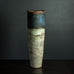 Robin Welch, own studio, UK, tall vase with blue and white glaze H1594
