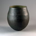 John Ward, UK, unique stoneware vase with brown glaze H1595