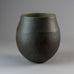 John Ward, UK, unique stoneware vase with brown glaze H1595