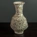 Lucie Rie, UK, unique stoneware vase with volcanic glaze H1593