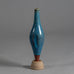 Wilhelm Kåge for Gustavsberg, "Farsta" "Terra Spirea" cabinet vase with turquoise glaze H1496