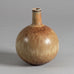Carl Harry Stålhane for Rörstrand, stoneware vase with brown streaky glaze H1614