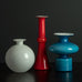 Group of Carnaby vases by Per Lutken for Holmegaard, Denmark