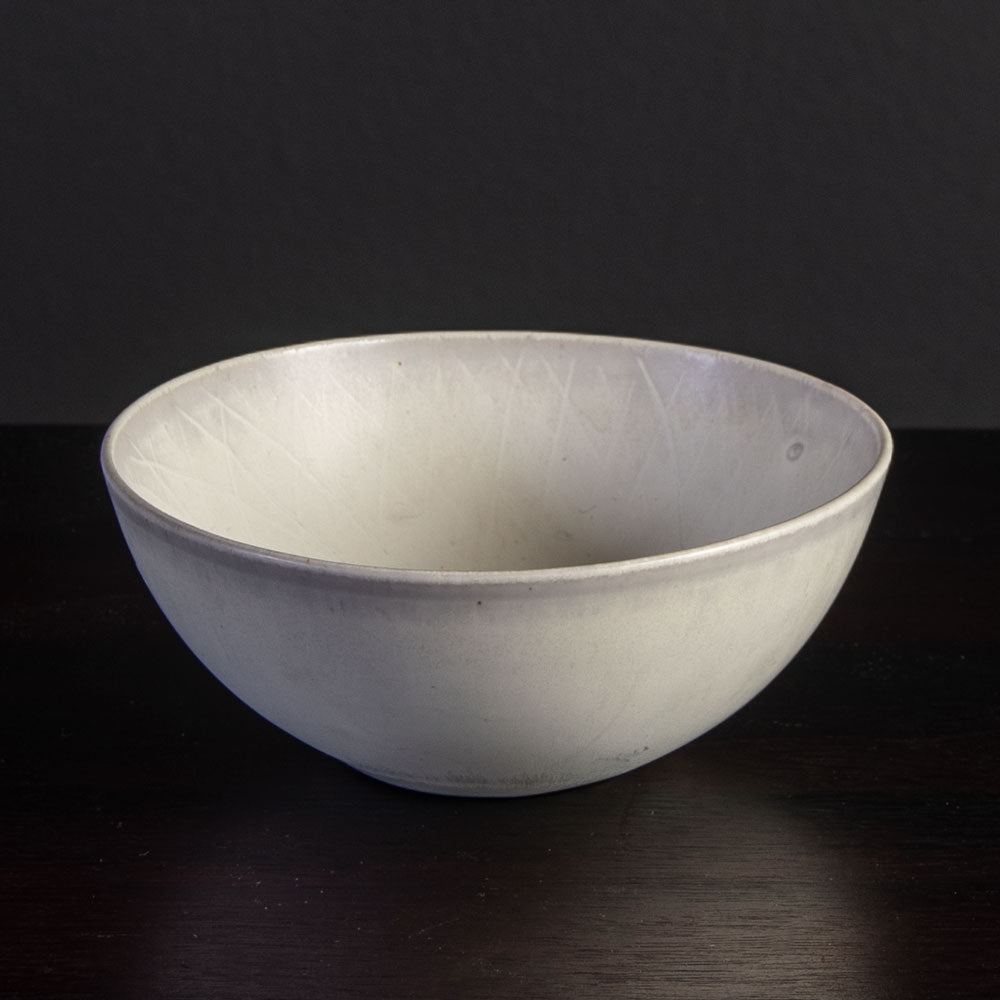 Stig Lindberg for Gustavsberg, Sweden, unique bowl with white glaze H1383
