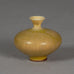 Berndt Friberg for Gustavsberg, Sweden, miniature vase with yellow haresfur glaze H1237