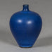 Berndt Friberg for Gustavsberg, Sweden, miniature vase with blue haresfur glaze H1600