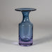 Tapio Wirkkala for Iittala, blue and pink glass vase J1067