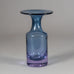 Tapio Wirkkala for Iittala, blue and pink glass vase J1067