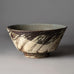 William Marshall, St. Ives Pottery, UK, unique stoneware bowl with painterly glaze H1226