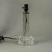 Carl Fagerlund for Orrefors, Sweden, clear glass table lamp G9380
