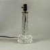 Carl Fagerlund for Orrefors, Sweden, clear glass table lamp G9380