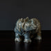 Gunnar Nylund, Rorstrand, Sweden, stoneware rhino G9312