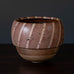 Ursula Scheid, Germany, unique stoneware round vase with patterned glaze H1073