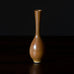 Berndt Friberg for Gustavsberg miniature longnecked vase with brown glaze G9351