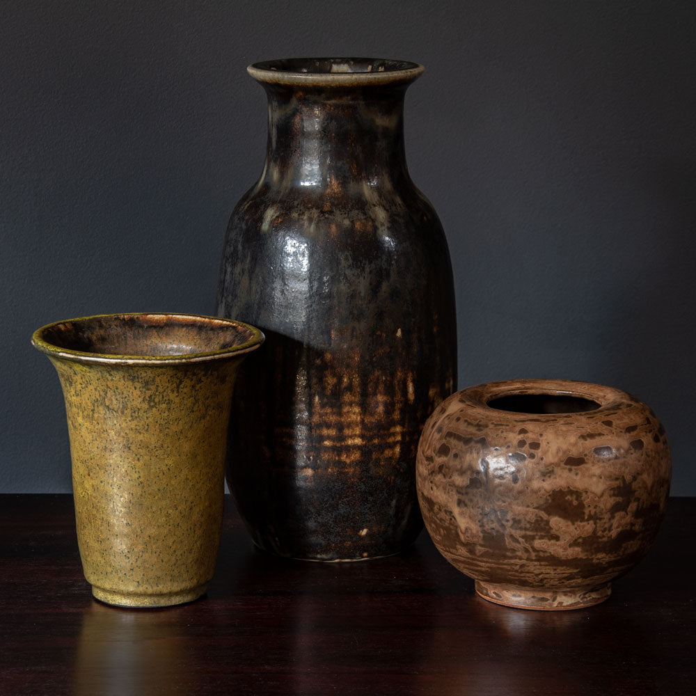 Group of vases by  Carl Halier, Denmark