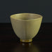Berndt Friberg for Gustavsberg Selecta bowl  with yellow haresfur glaze F8208