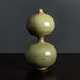 Elizabeth Pluquet-Ulrich, Germany, unique stoneware double gourd vase with glossy glaze H1058