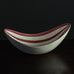 Stig Lindberg for Gustavsberg, Faience bowl with pink and white glaze G9330