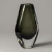 Nils Landberg for Orrefors, gray sommerso vase H1064