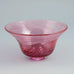 "Aqua Graal" glass footed bowl by Edward Hald for Orrefors N3406 - Freeforms