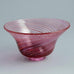 "Aqua Graal" glass footed bowl by Edward Hald for Orrefors N3406 - Freeforms