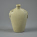 Arne Bang, Denmark, stoneware bottle vase with applied decoration, white glaze G9061 - Freeforms