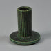Arne Bang, Denmark, stoneware candlestick with green glaze A1694 - Freeforms