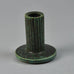 Arne Bang, Denmark, stoneware candlestick with green glaze A1694 - Freeforms